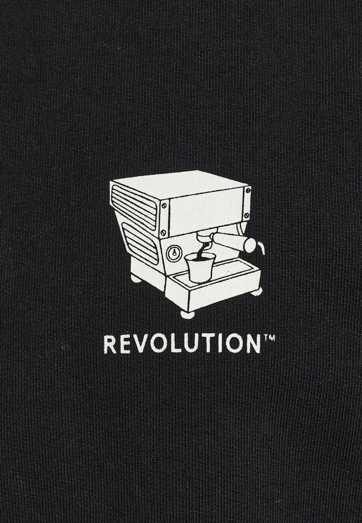 Revolution Printed Sweatshirt Black