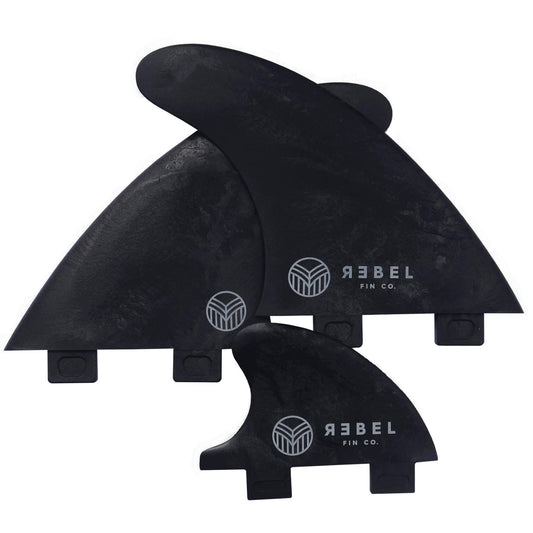 Rebel Rapid Fin Set FCS I - M - recyceltes Carbon