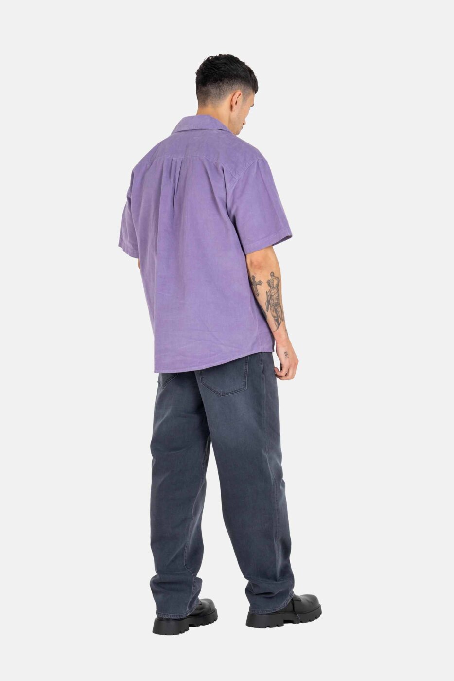 Reell Resort Cord Shirt Lavender Purple