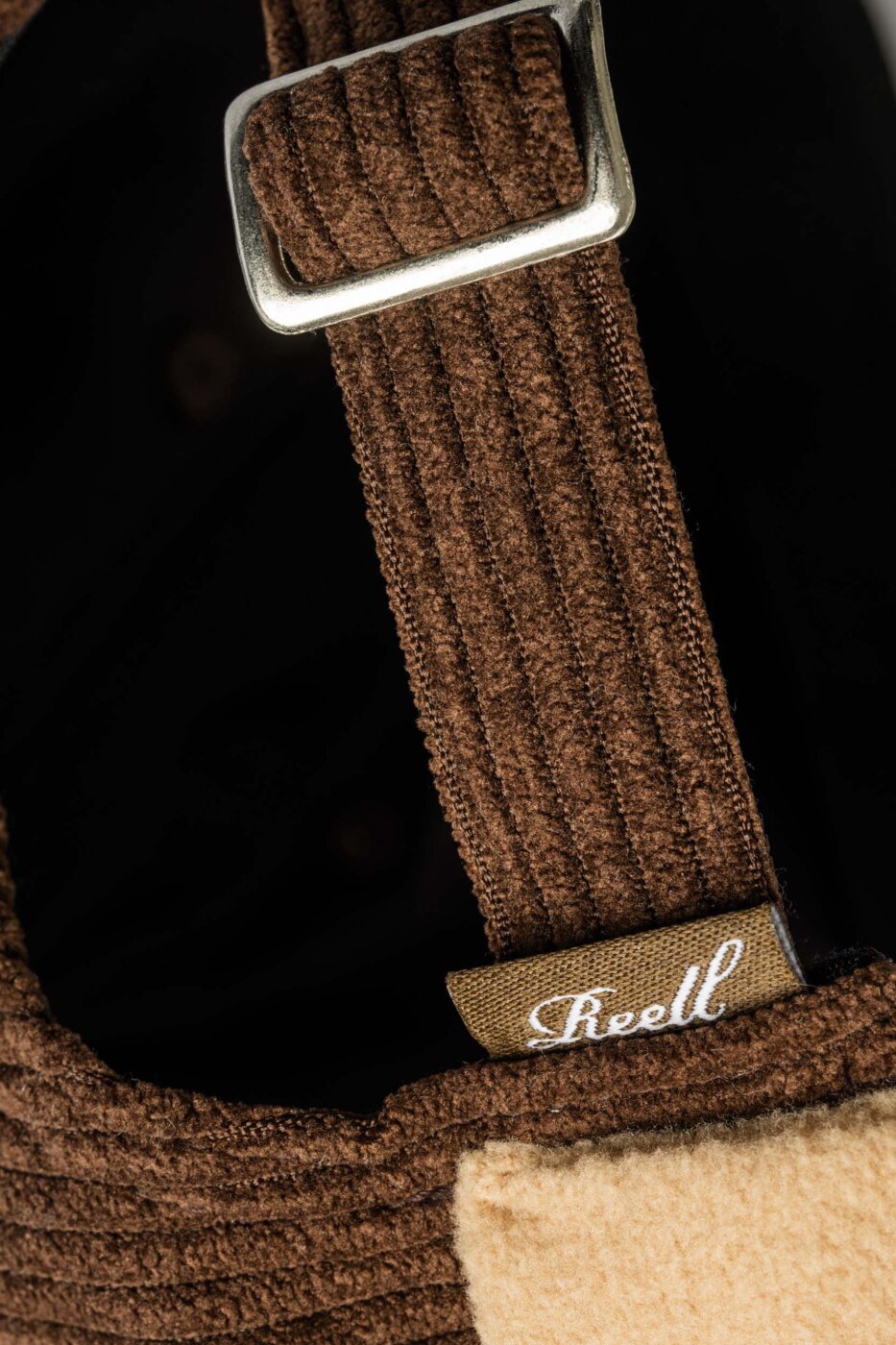 Reell Docker Cap Dark Brown Cord/Beige Fleece