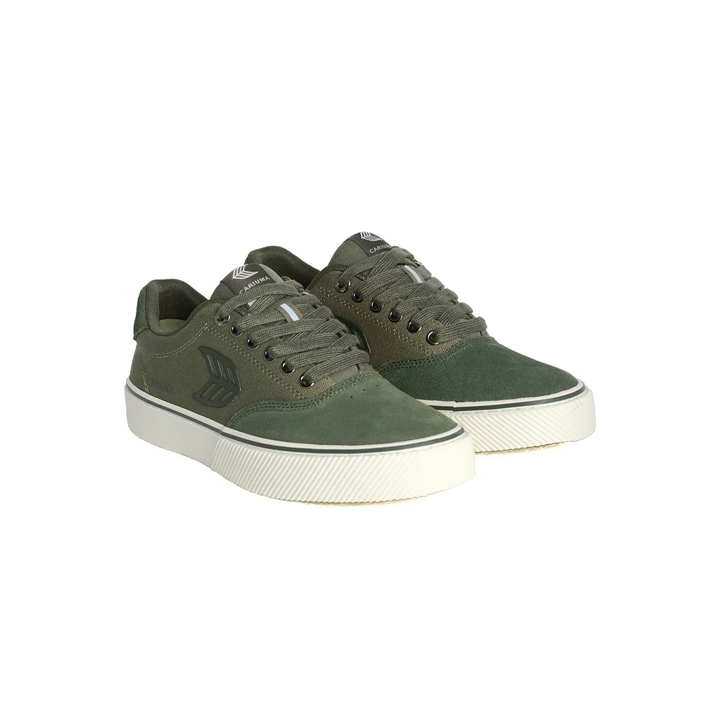 Cariuma Naioca Pro Bronze Green Suede Deep Liche Schuhe