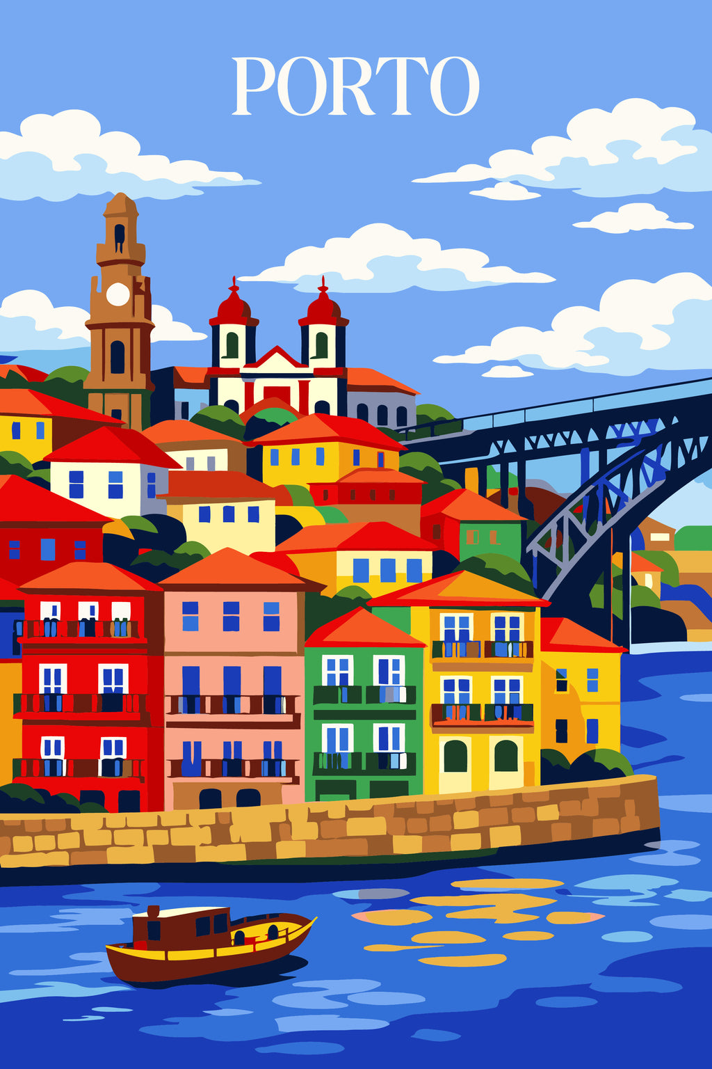 B&B Paint by Numbers Kit Porto