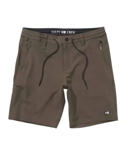 Salty Crew Midway 19 Utility Short Braun
