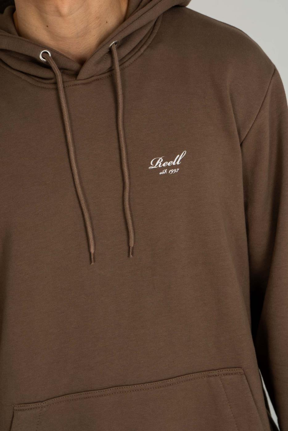 Reell Staple Terry Hoodie Shroom Brown