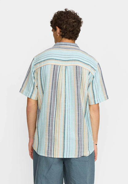 Revolution SS Kubanisches Hemd Blau