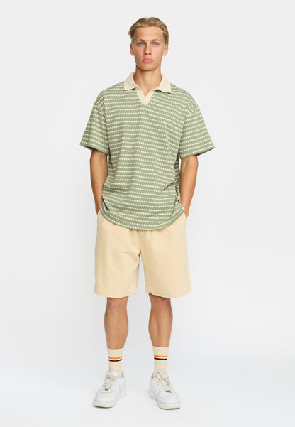 Revolution Jacquard Poloshirt Hellgrün