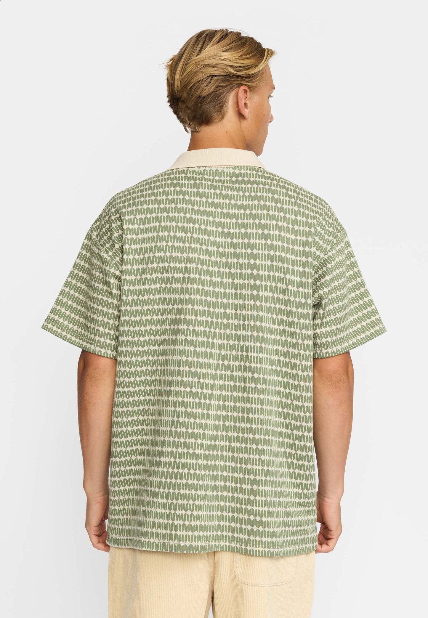 Revolution Jacquard Poloshirt Hellgrün