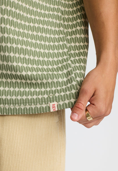 Revolution Jacquard Poloshirt Hellgrün