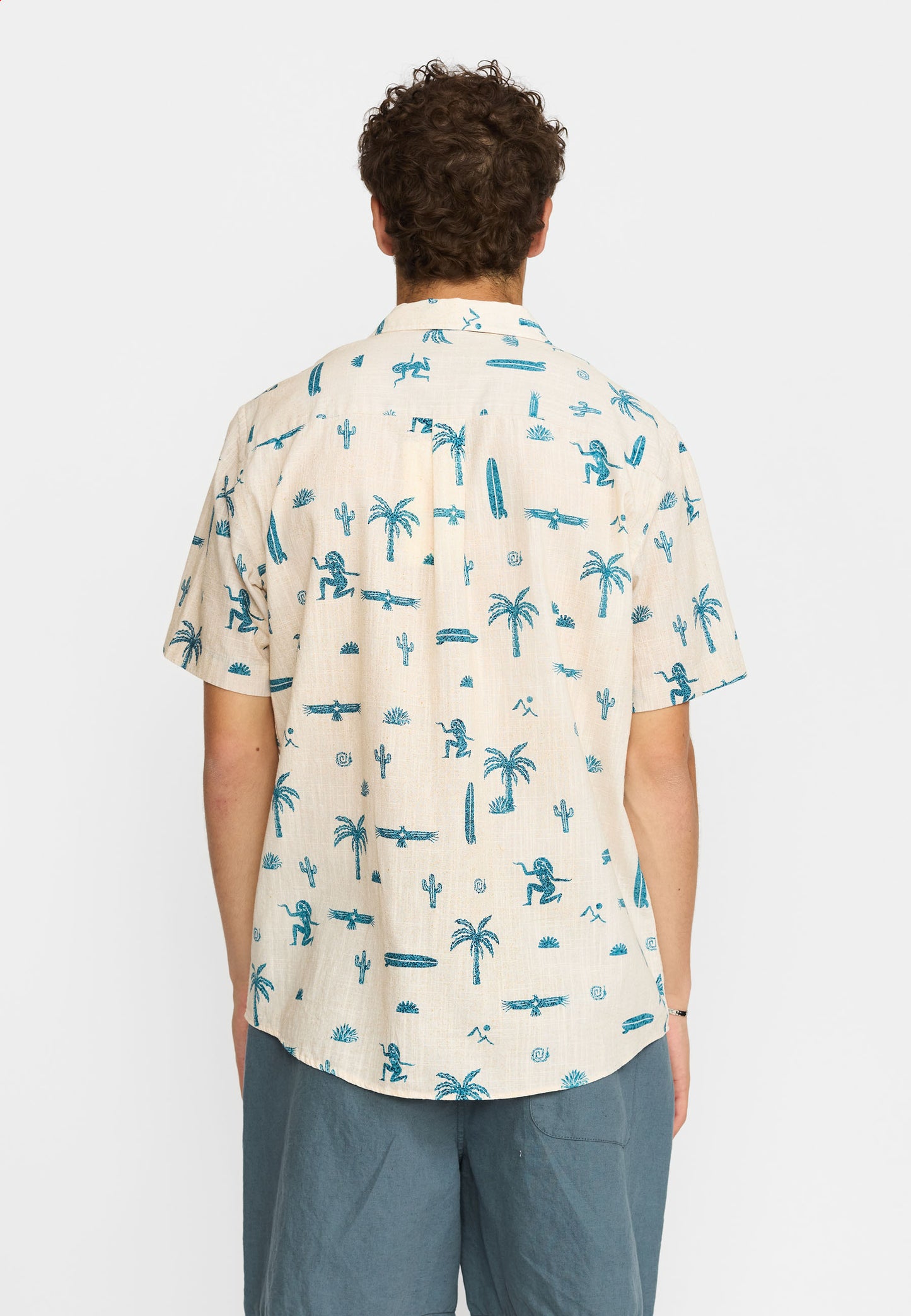 Kubanisches Hemd Revolution SS Offwhite