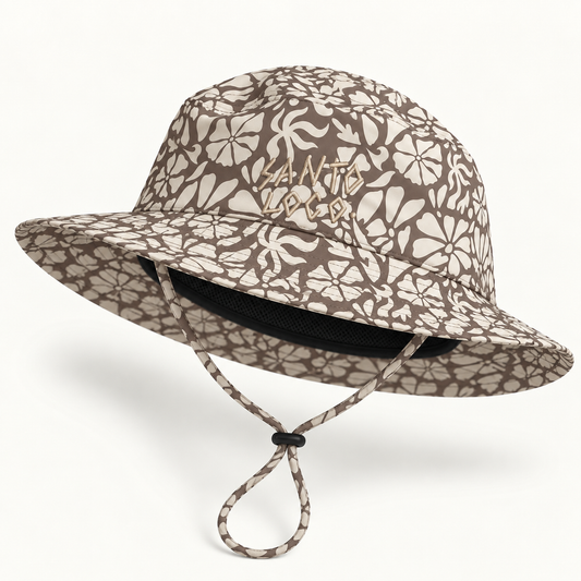 SantoLoco Surf Hat SPF50+ Brown