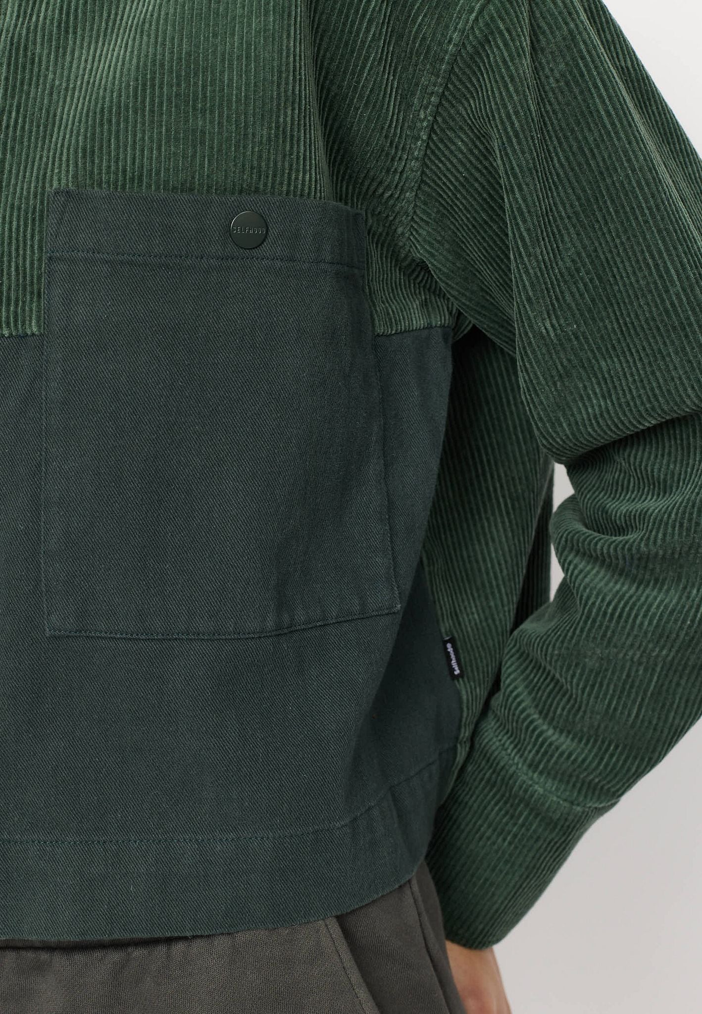 Selfhood Cropped Shirt Green