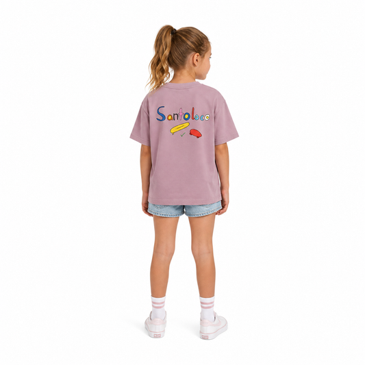 SantoLoco Olivia Kinder-T-Shirt Rosa