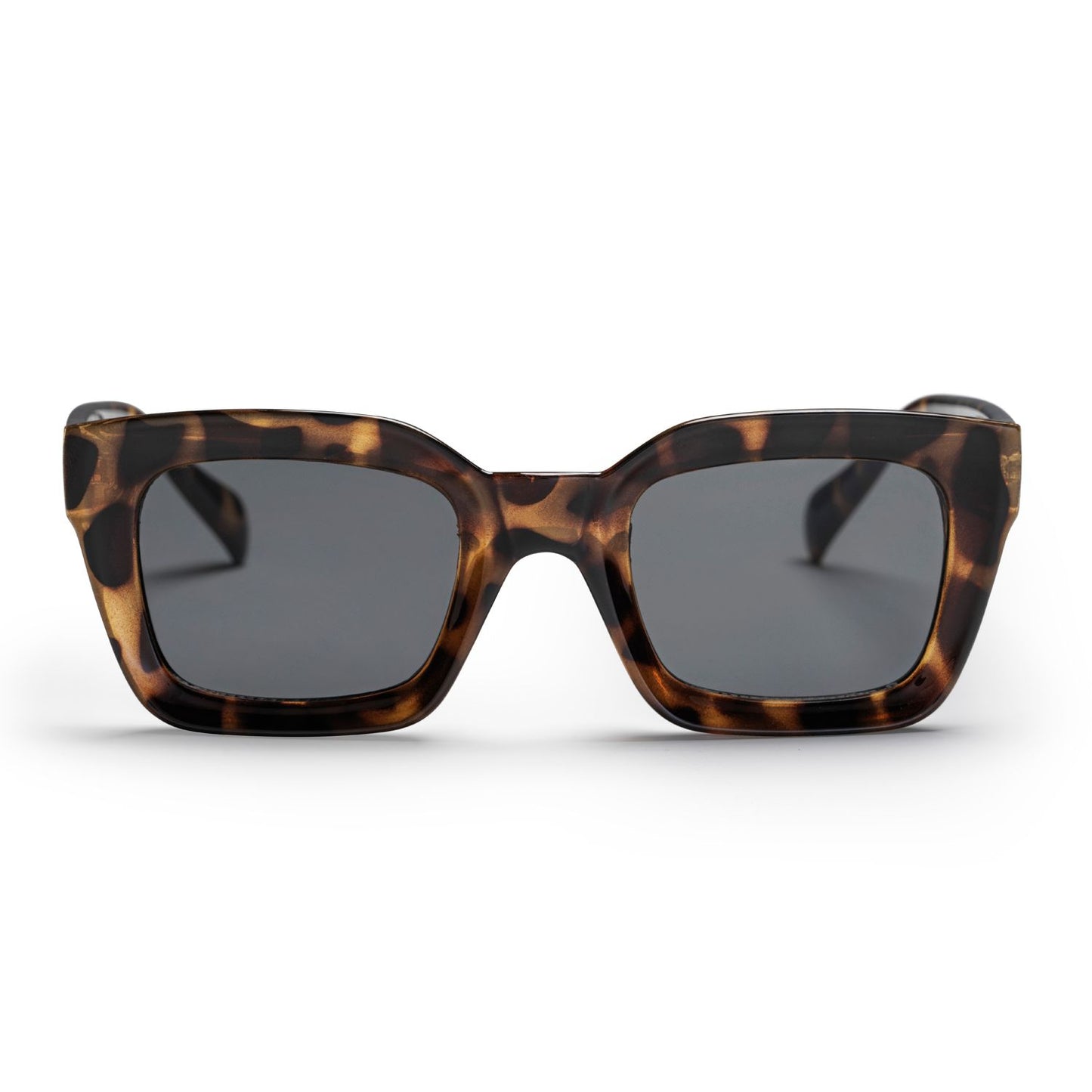 CHPO Anna Sunglasses Black / Leopard Brown / Burgundy