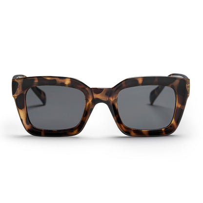 CHPO Anna Sunglasses Black / Leopard Brown / Burgundy
