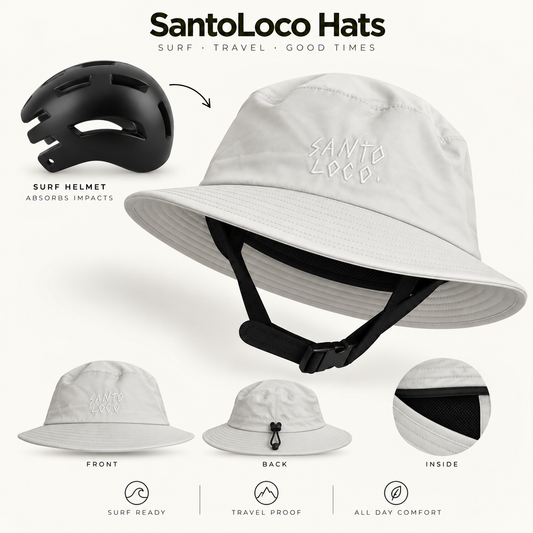 SantoLoco Surf Hat Pro SPF50+ Grey
