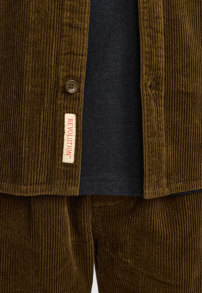 Revolution Utility Shirt Longsleeve Brown
