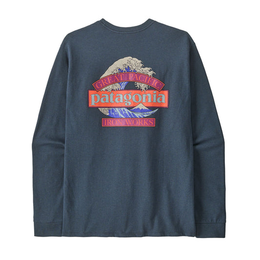 Patagonia Great Waves Responsibili Longsleeve Stone Blue Summit Blue