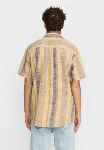 Revolution SS Cuban Shirt Brown
