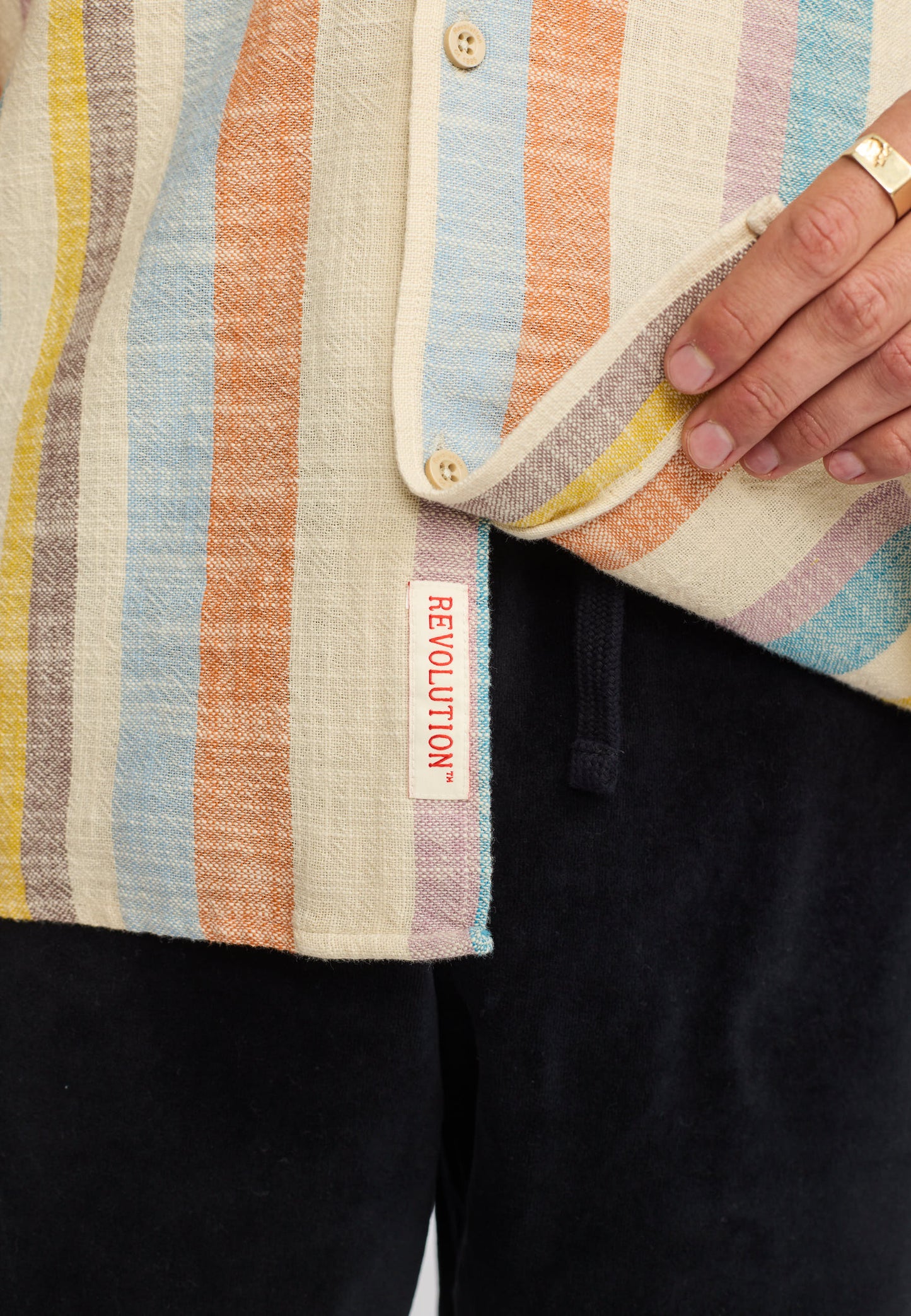 Revolution SS Cuban Shirt Multi