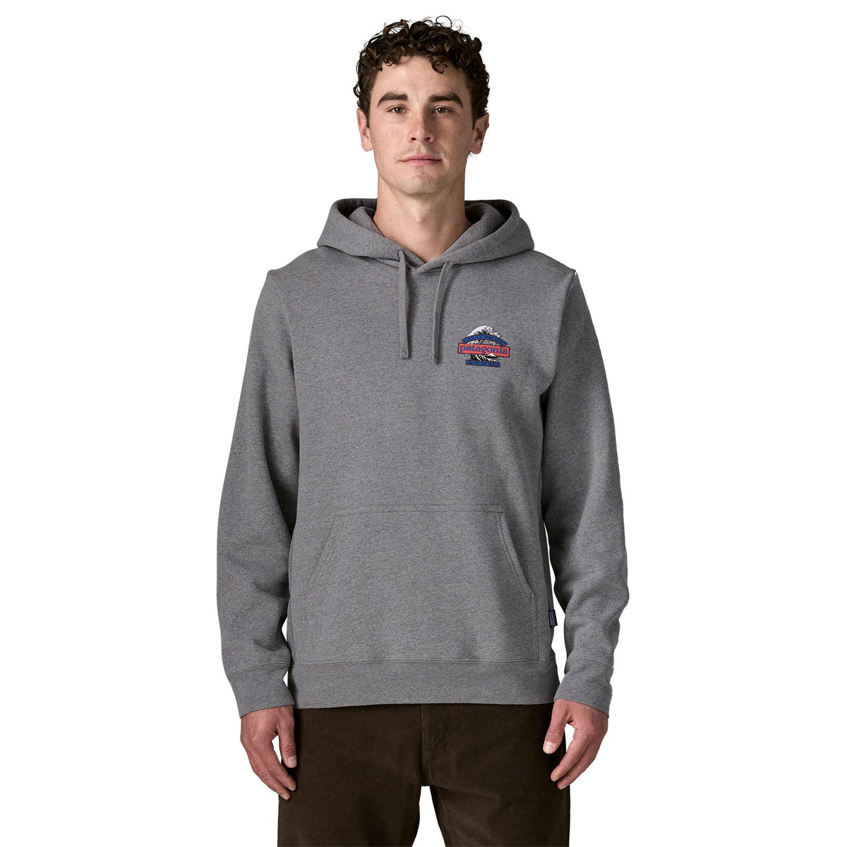 Patagonia Great Waves Uprisal Hoodie Glacier Gravel Heather
