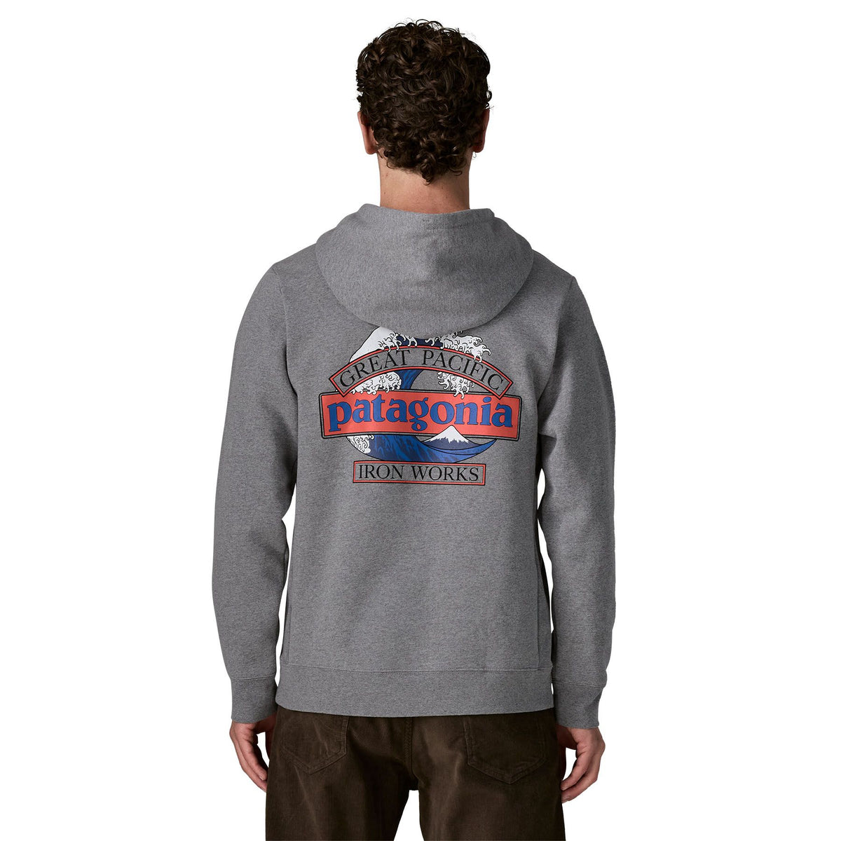 Patagonia Great Waves Uprisal Hoodie Glacier Gravel Heather