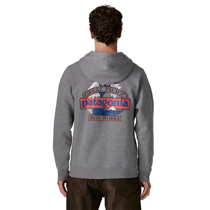 Patagonia Great Waves Uprisal Hoodie Glacier Gravel Heather
