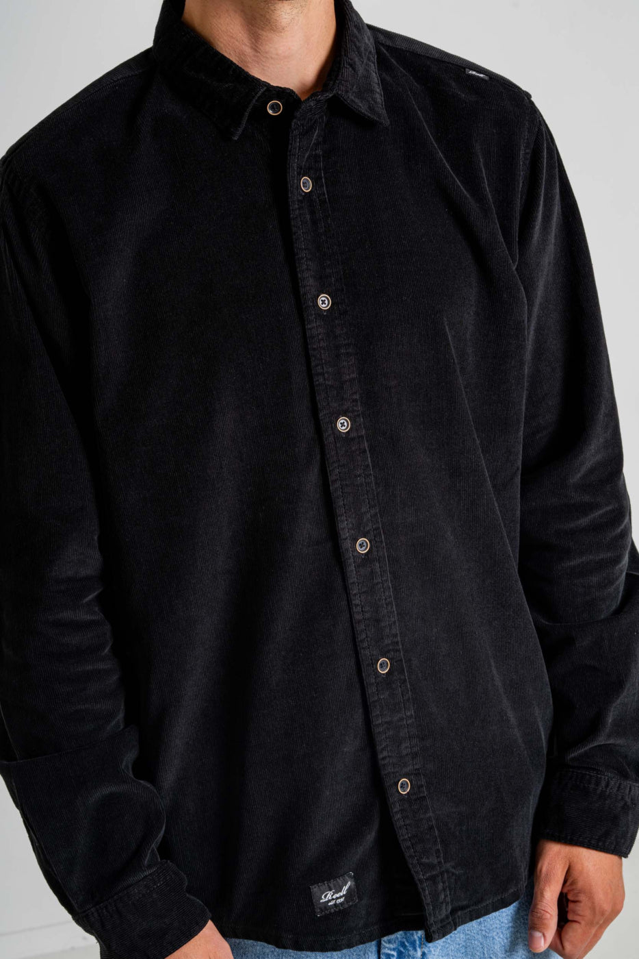 Reell Strike Shirt Black