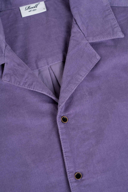 Reell Resort Cord Shirt Lavender Purple