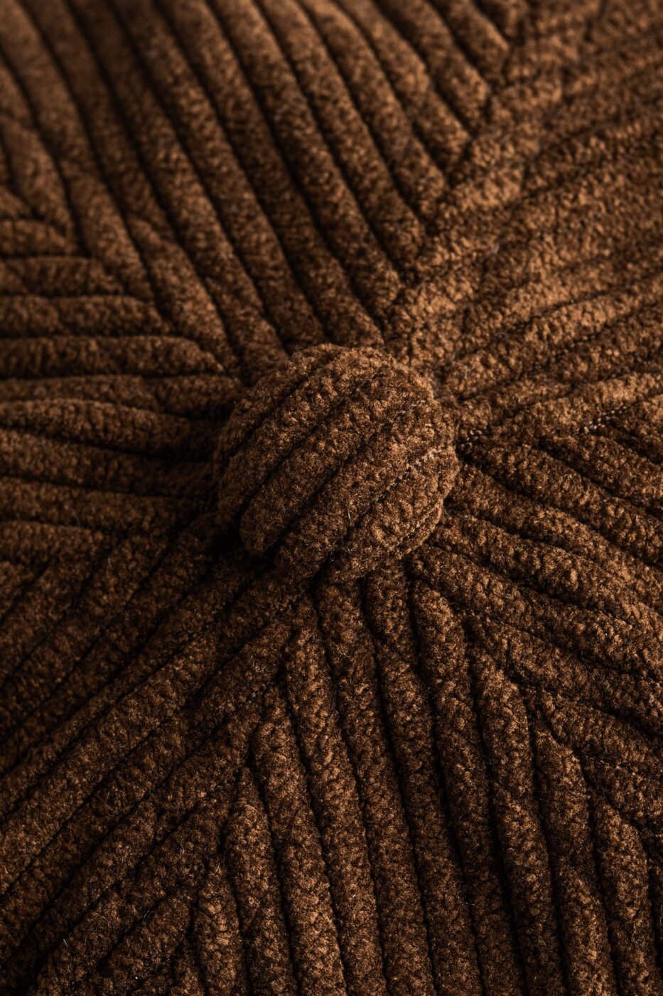 Reell Docker Cap Dark Brown Cord/Beige Fleece