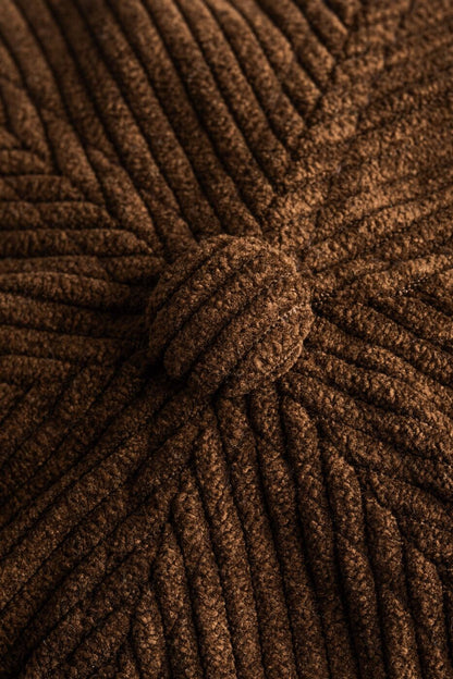 Reell Docker Cap Dark Brown Cord/Beige Fleece