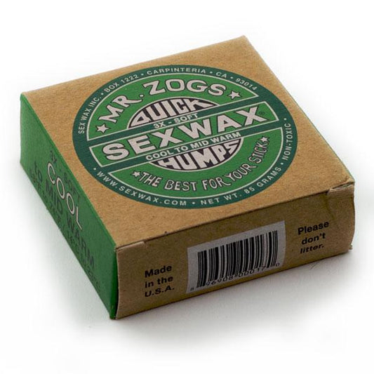 Sex Wax Quick Humps 3X Cool to Mid Warm Green 14 - 23°C