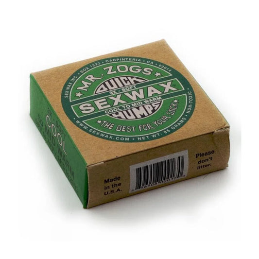 Sex Wax Quick Humps 3X Cool to Mid Warm Green 14 - 23°C