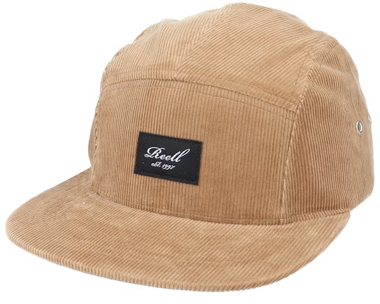 Reell 5-Panel Cap Copper Brown Cord
