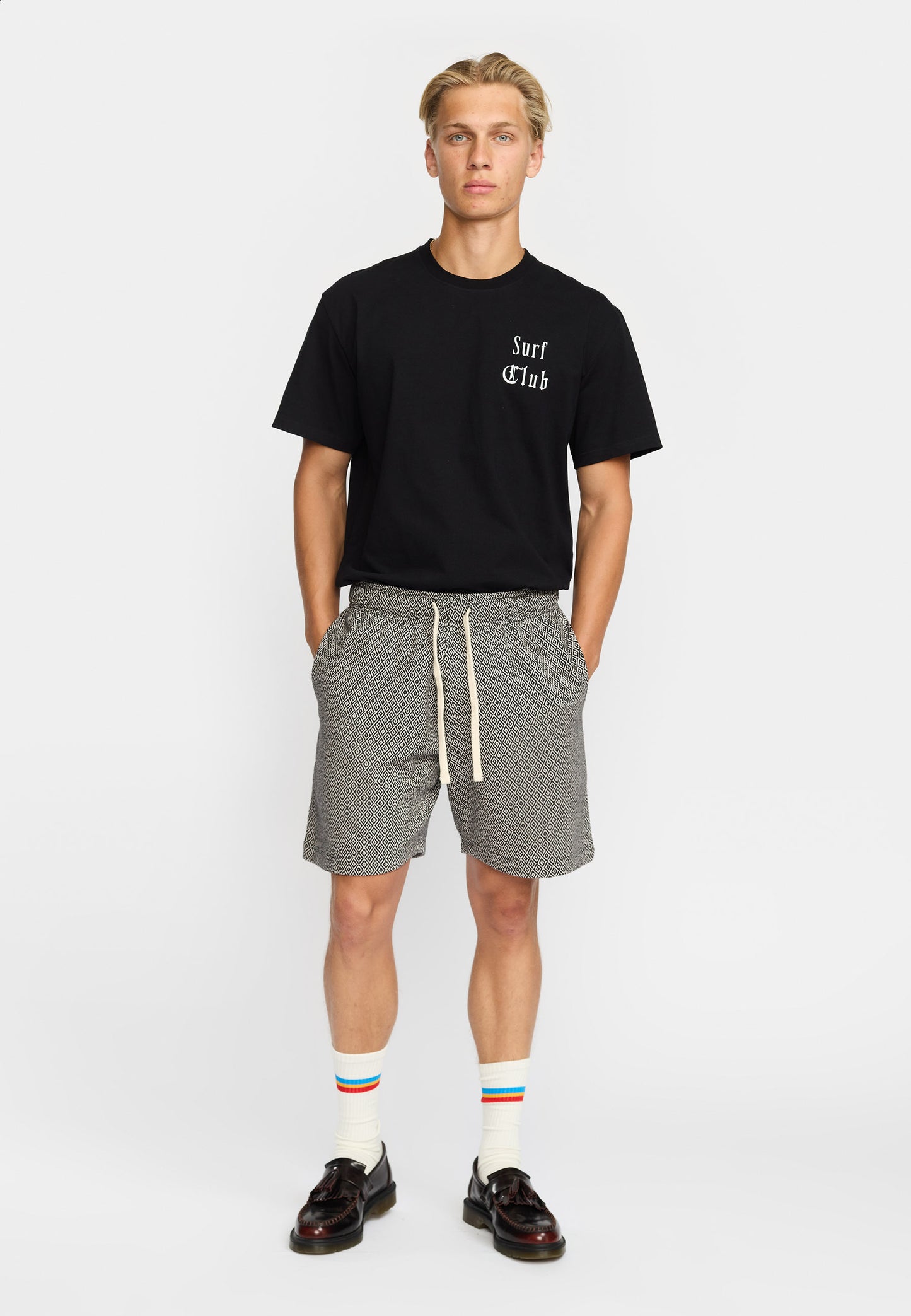 Revolution Jaquard Shorts Black