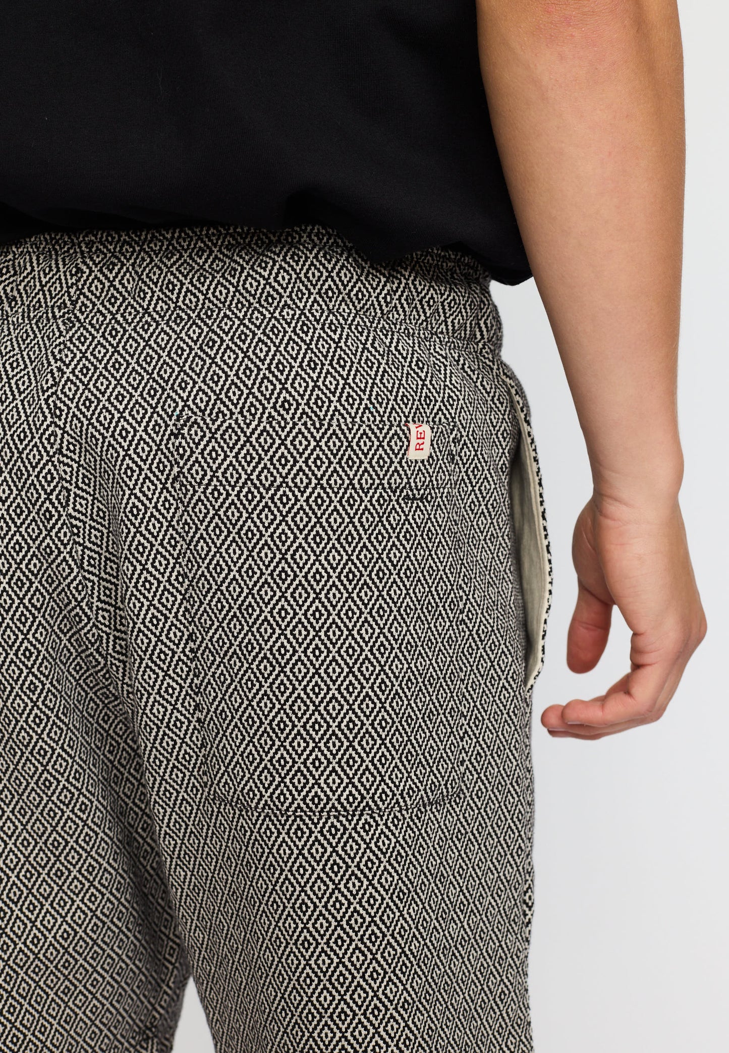 Revolution Jaquard Shorts Black