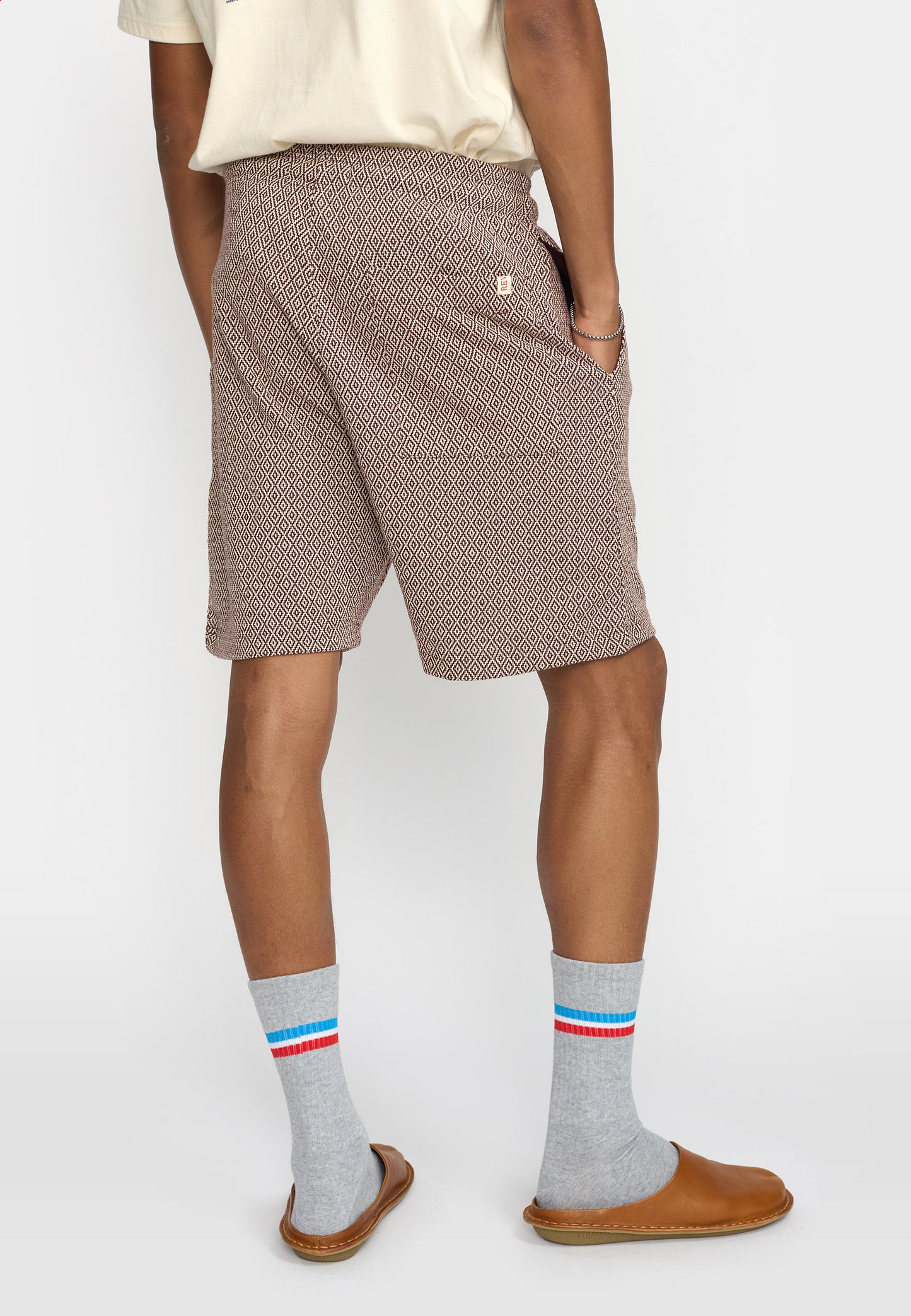 Revolution Jaquard Shorts Brown