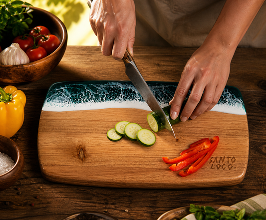 SantoLoco Ocean Cutting Board Green