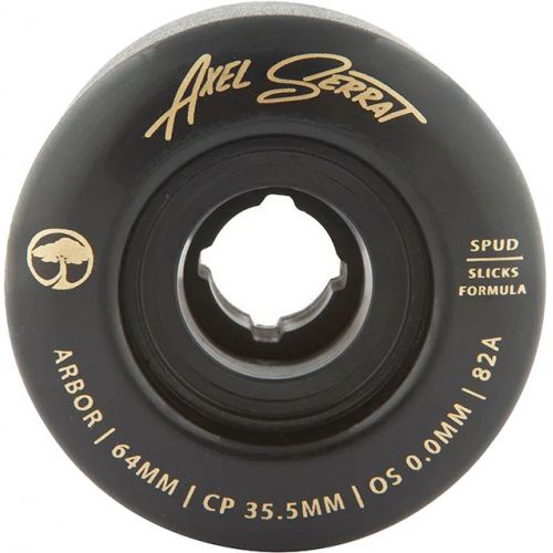 Arbor Wheels Spud - Alex Serrat 82a Black - 64MM