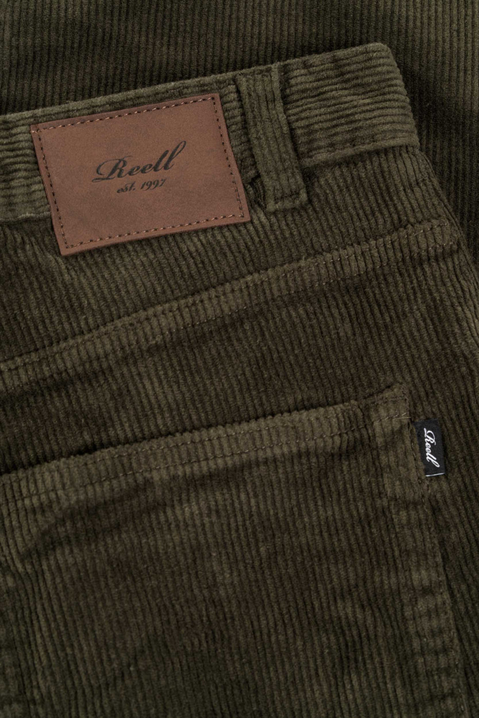 Reell Baggy Pant Dark Green Cord