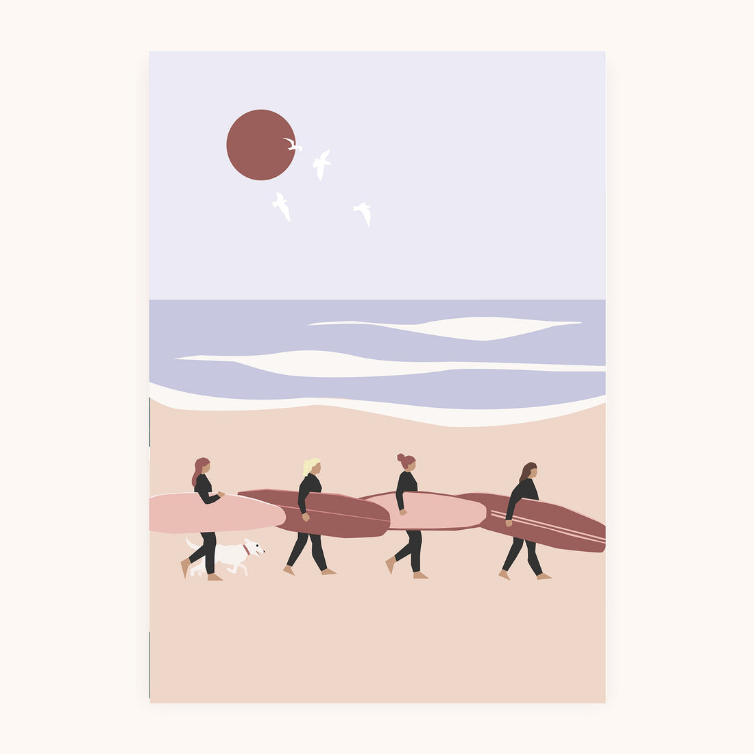 Lines & Lemons 4 Surfers Postcard