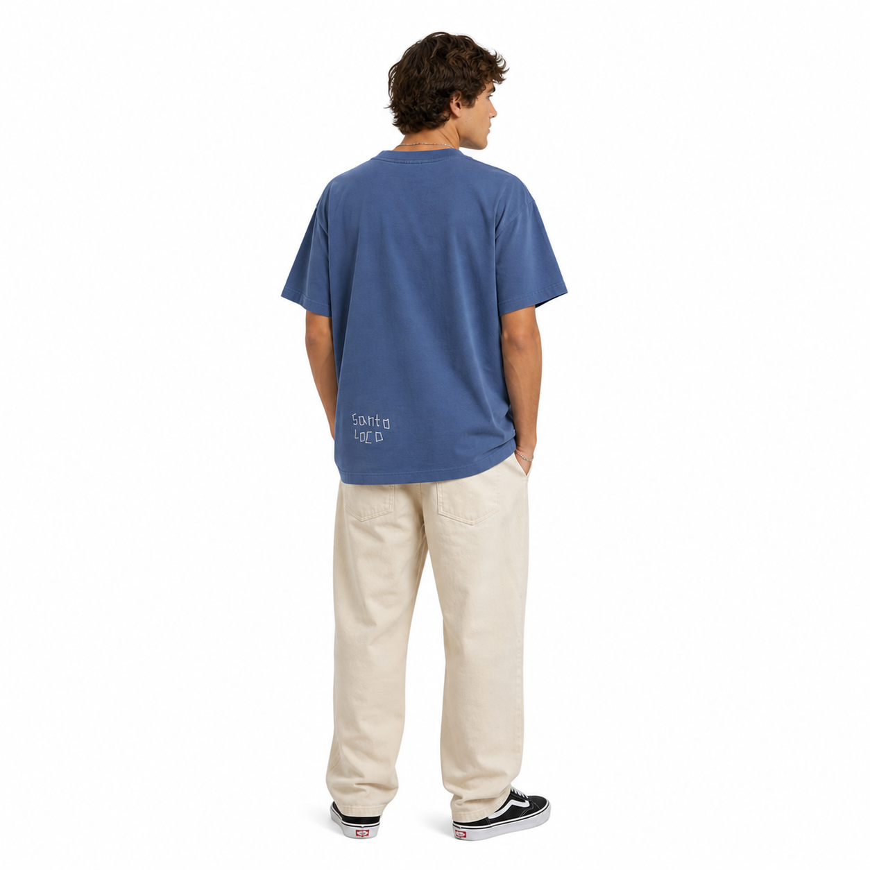 SantoLoco Noah T-Shirt Blau