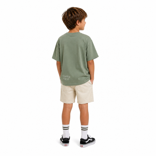 SantoLoco Little Artists „Noah“ Kinder-T-Shirt Grün