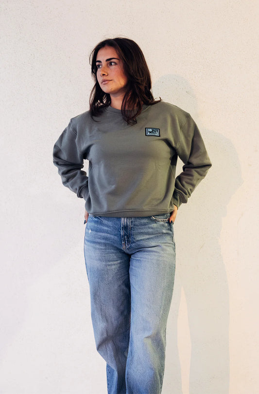 Palu Sweatshirt Cropped Label Comfort