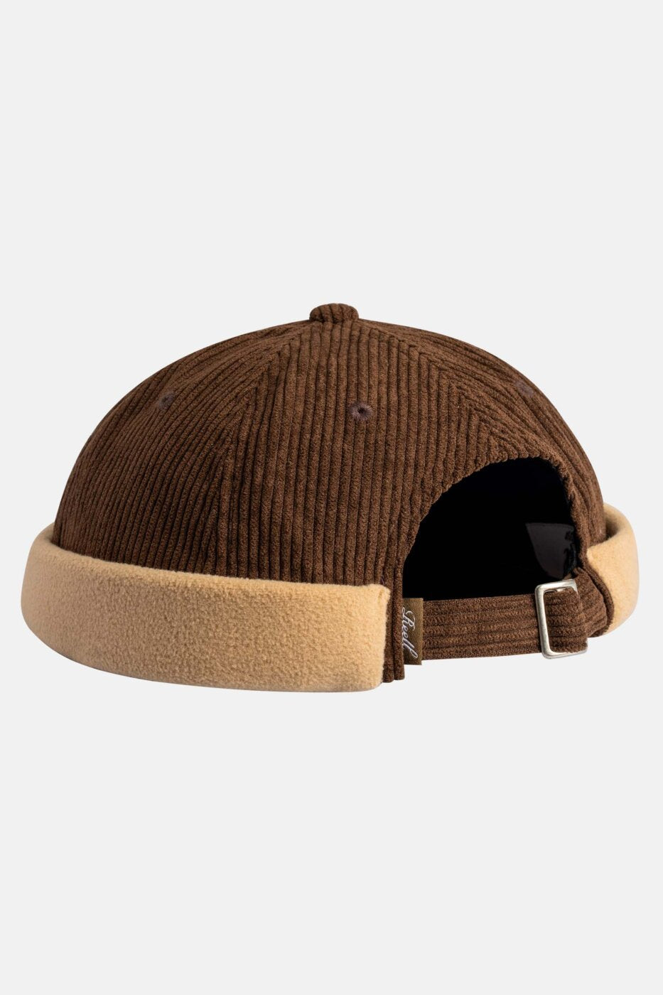 Reell Docker Cap Dark Brown Cord/Beige Fleece