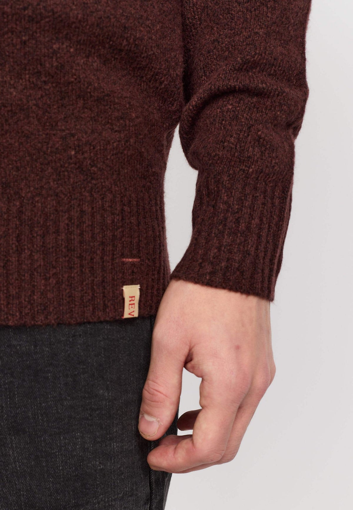 Revolution Knit Sweater Burgundy