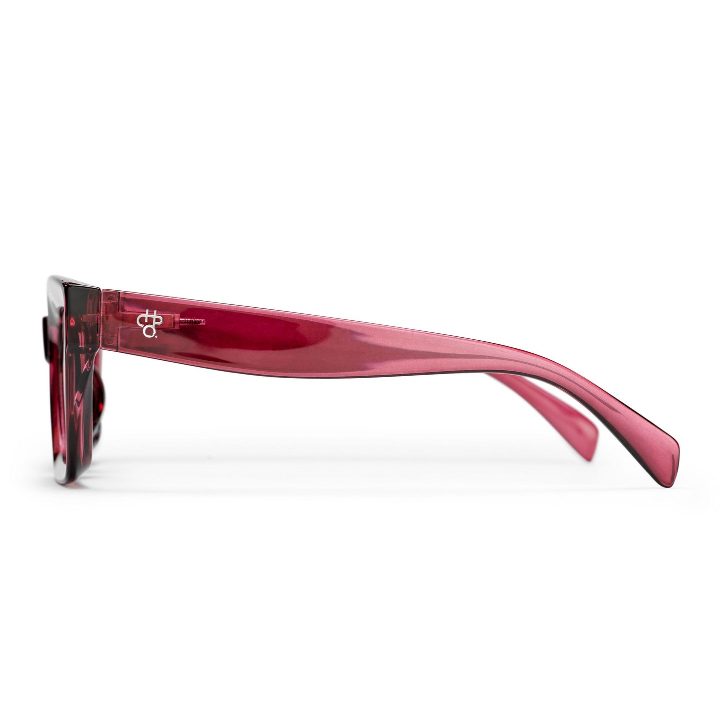 CHPO Anna Sunglasses Black / Leopard Brown / Burgundy