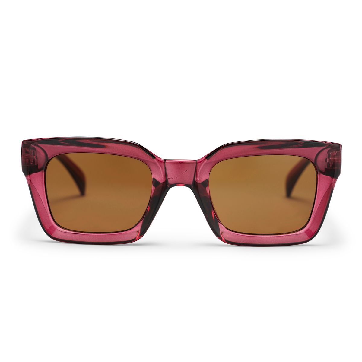 CHPO Anna Sunglasses Black / Leopard Brown / Burgundy