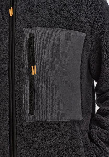 Revolution Pocket Teddy Jacket Darkgrey