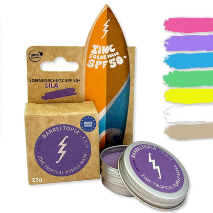 Barreltopia Zinc Solar Mask SPF 50+purple