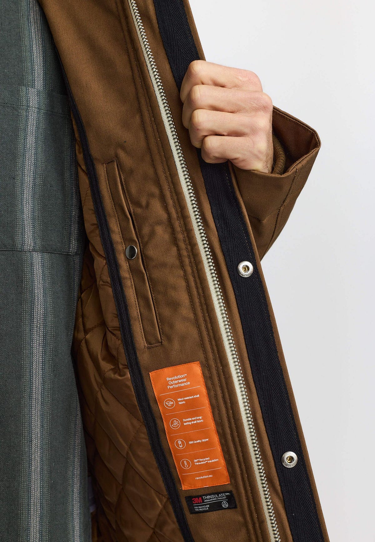 Revolution Hooded Jacket Lightbrown